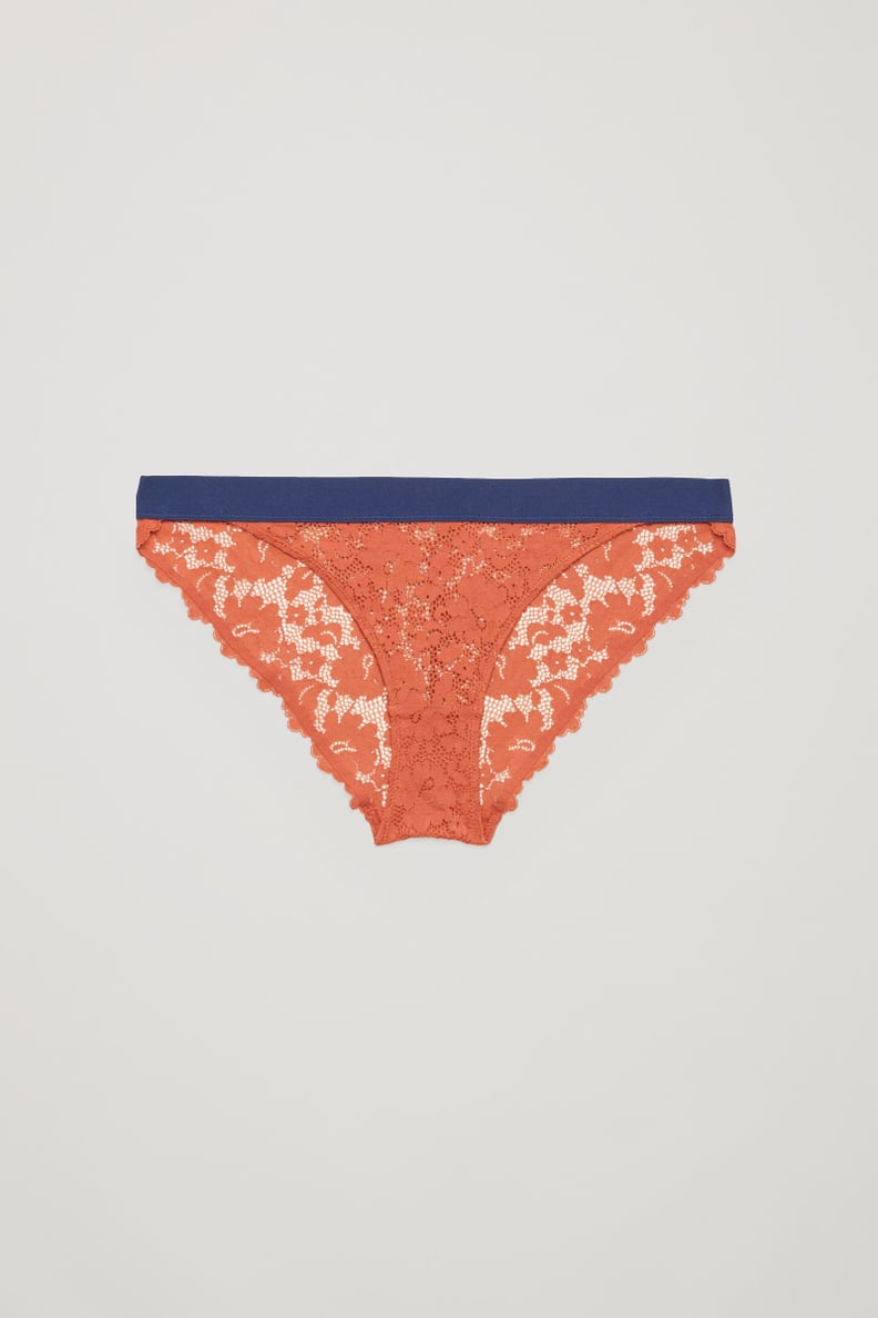 COS Lace Knickers With Elastic Band