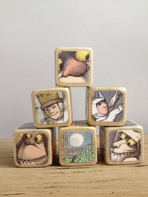 handmade wooden blocks