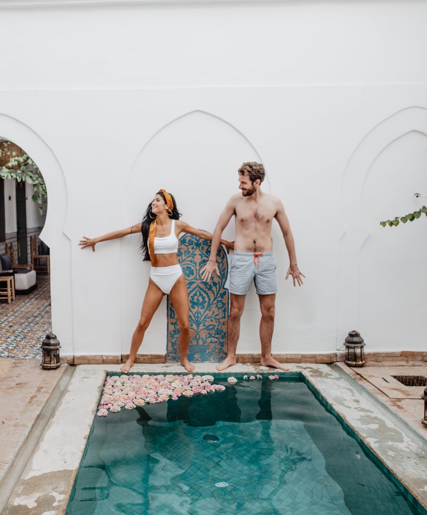 Sexy Moroccan Pool Couples Photo Shoot