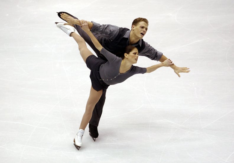 11 Feb 2002: Jamie Sale and David Pelletier of Canada compete in the pair's free program during the Salt Lake City Winter Olympic Games at the Salt Lake Ice Center in Salt Lake City, Utah. DIGITAL IMAGE. Mandatory Credit: Gary M. Prior/Getty Images