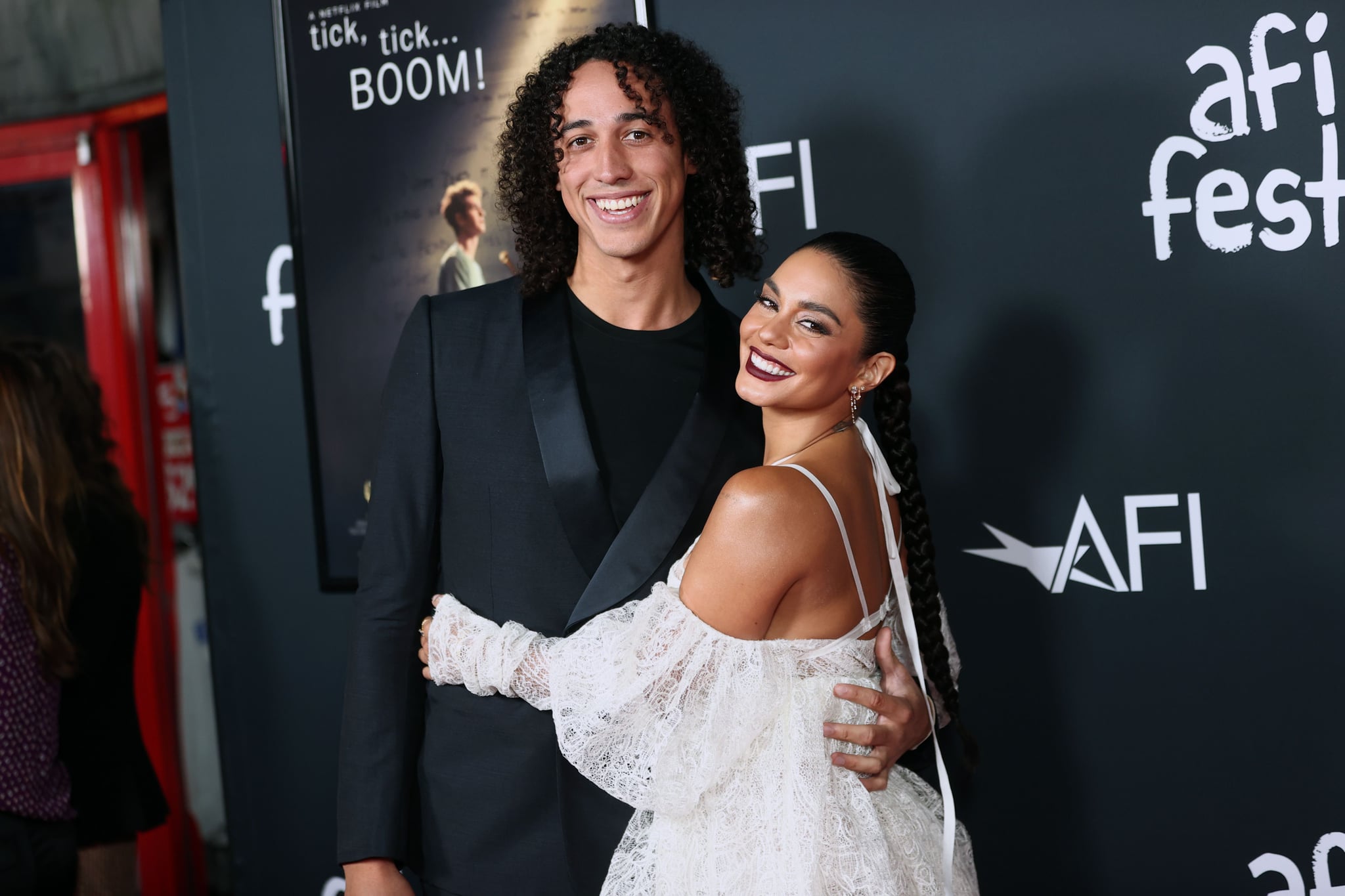 Cole Tucker and Vanessa Hudgens at Tick Tick Boom premiere