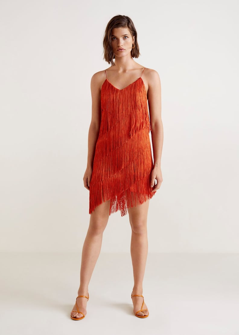 Mango Fringe dress