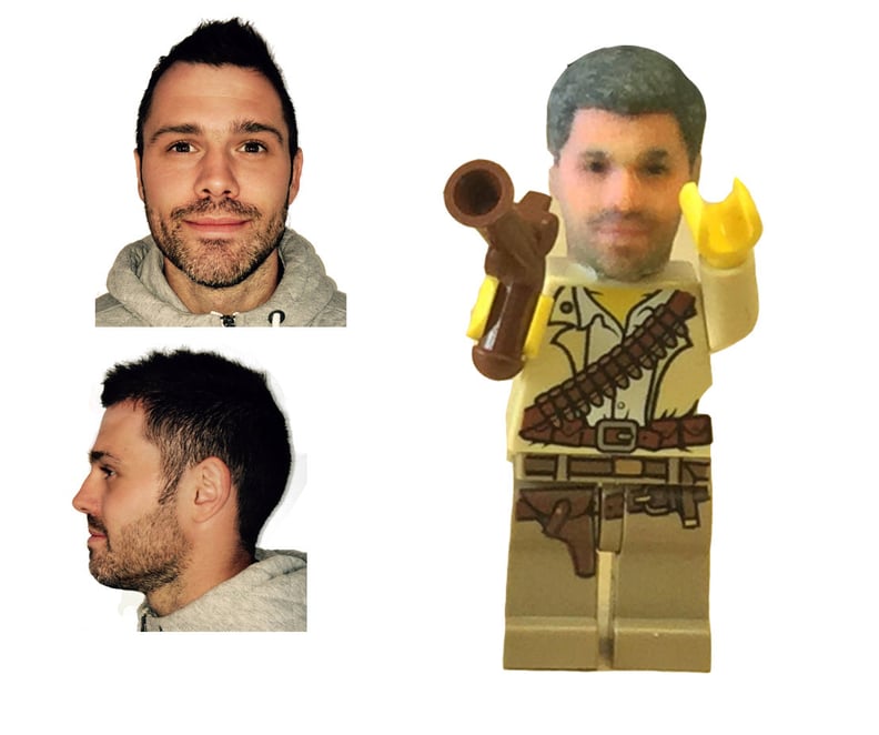 Lego minifigure hot sale of yourself