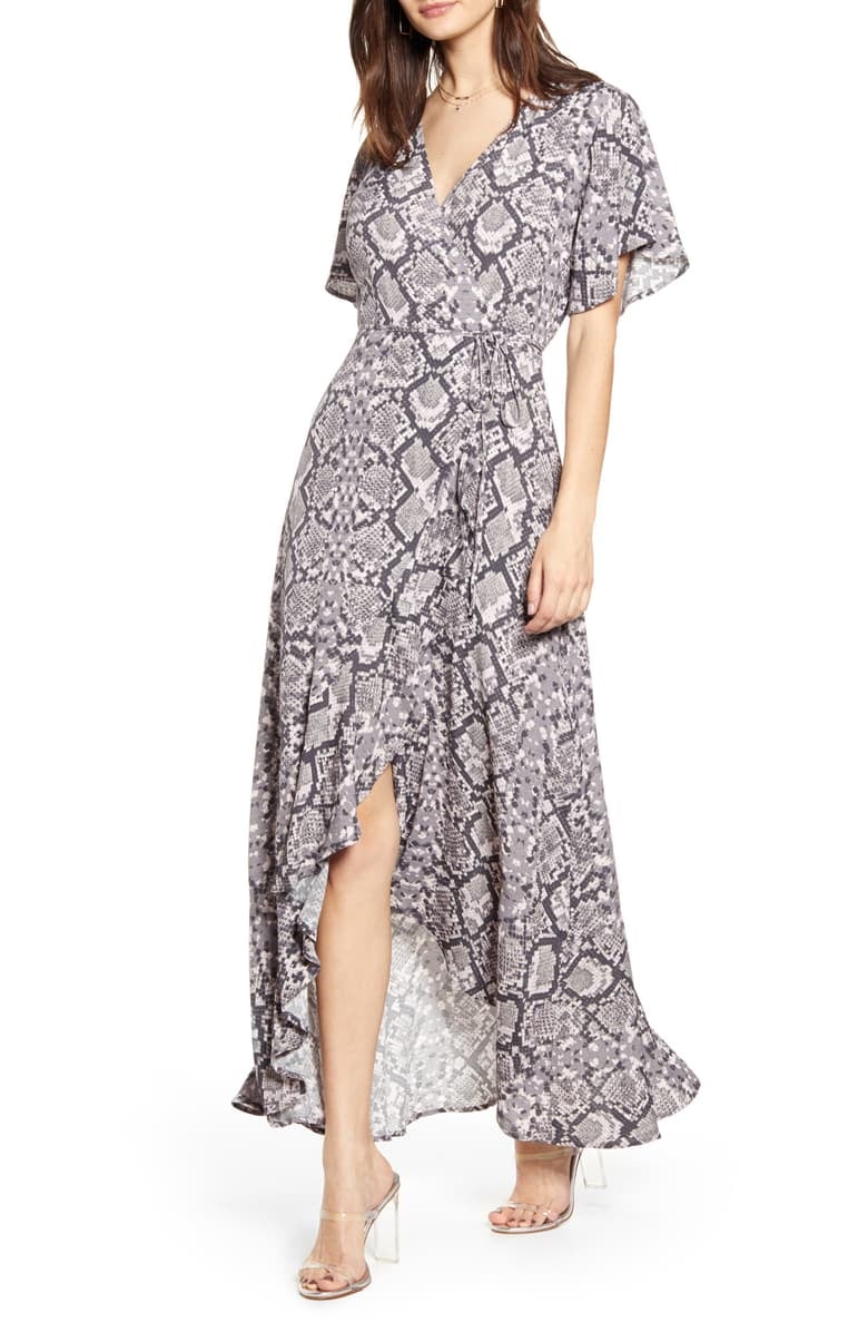 Leith snake 2025 print dress