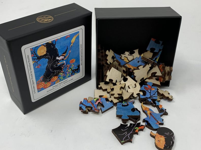 Happy Halloween Mini Wooden Jigsaw Puzzle