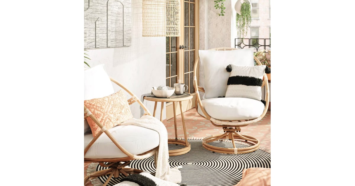 Opalhouse Skylark 3pc Cushioned Woven Rocking Patio Seating Set