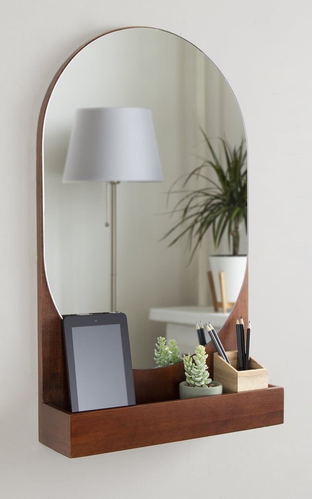 Axel Accent Mirror With Shelf