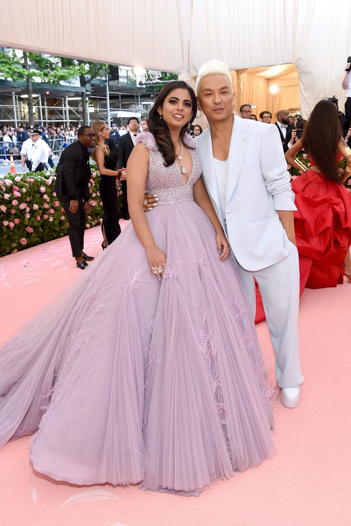 Isha Ambani and Prabal Gurung at the 2019 Met Gala