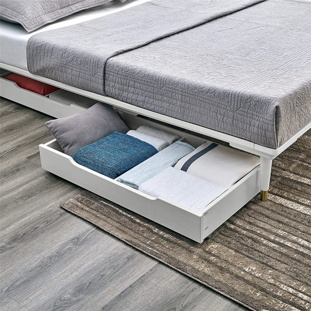 Wooden Drawers: Muse Home Inc Solid Wood Under Bed Storage Drawer