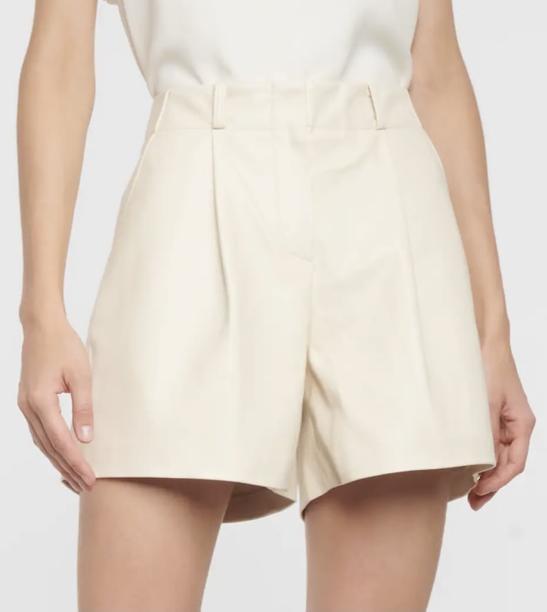 Frankie Shop Manon Faux Leather Shorts