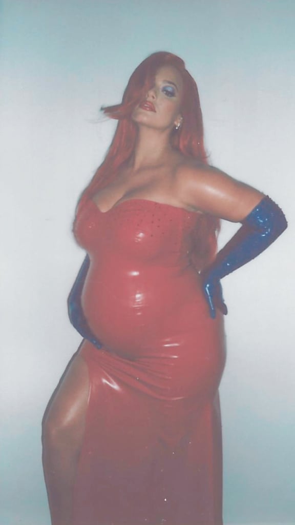 Ashley Graham's Jessica Rabbit Halloween Costume