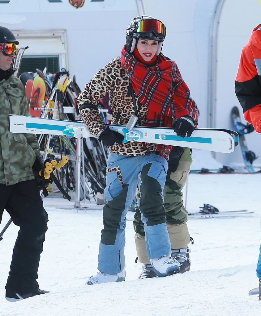 Gwen Stefani Skiing