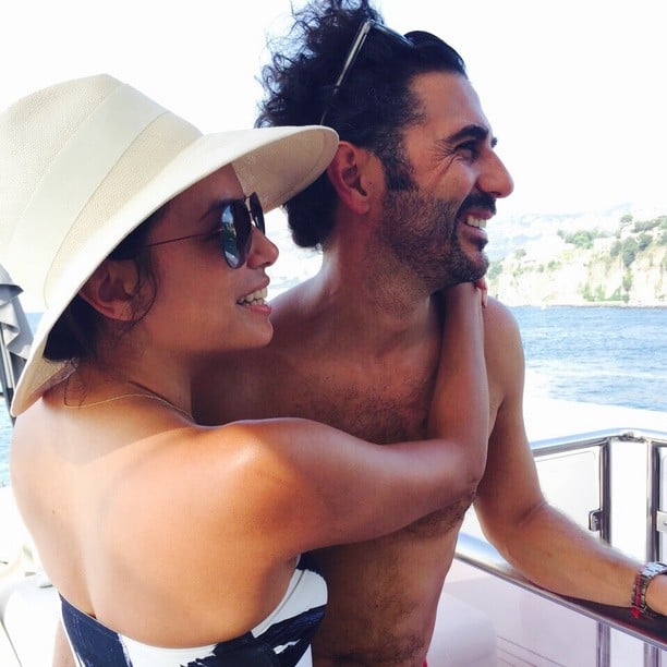 She's Enjoying the Beach With Her Handsome Boyfriend