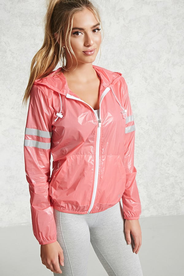 Forever 21 Active Reflective Nylon Jacket