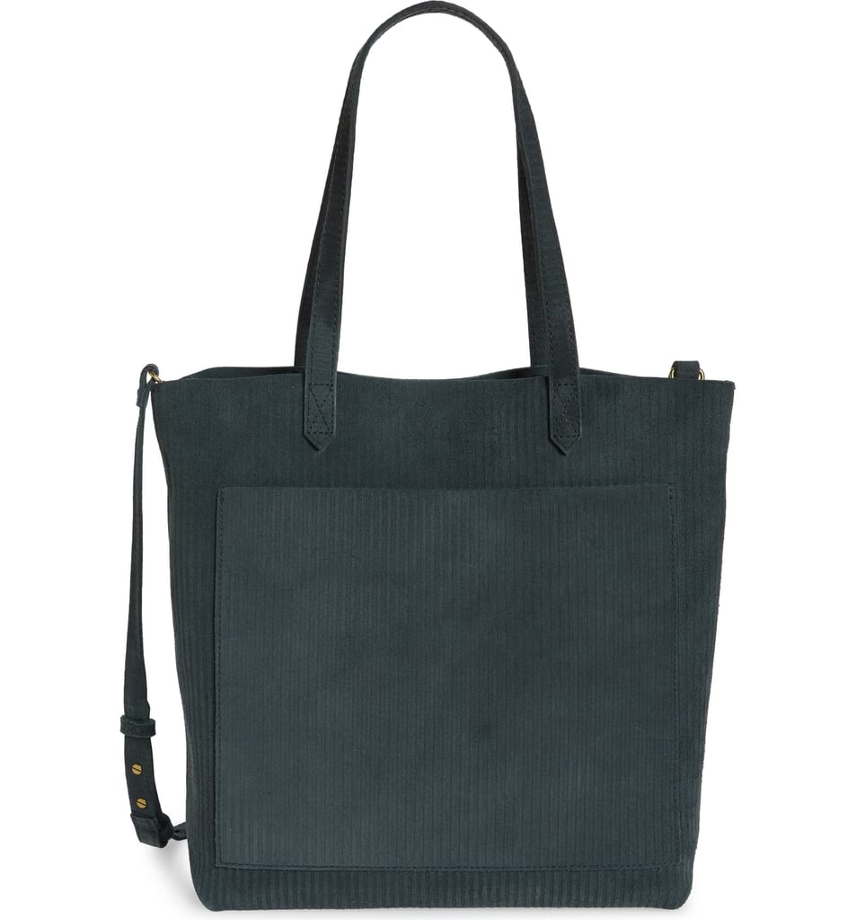 Madewell The Medium Transport Tote: Corduroy Suede Edition