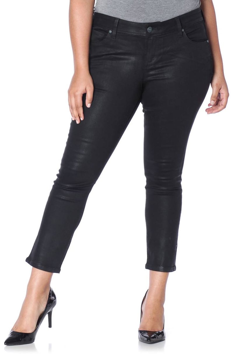 SLINK Jeans Coated Ankle Jeans
