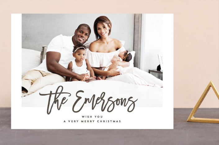 Make It Personal Card From Minted 1 3 Per Card The Best Websites To Create Beautiful Family Holiday Cards This Season Popsugar Family Photo 15