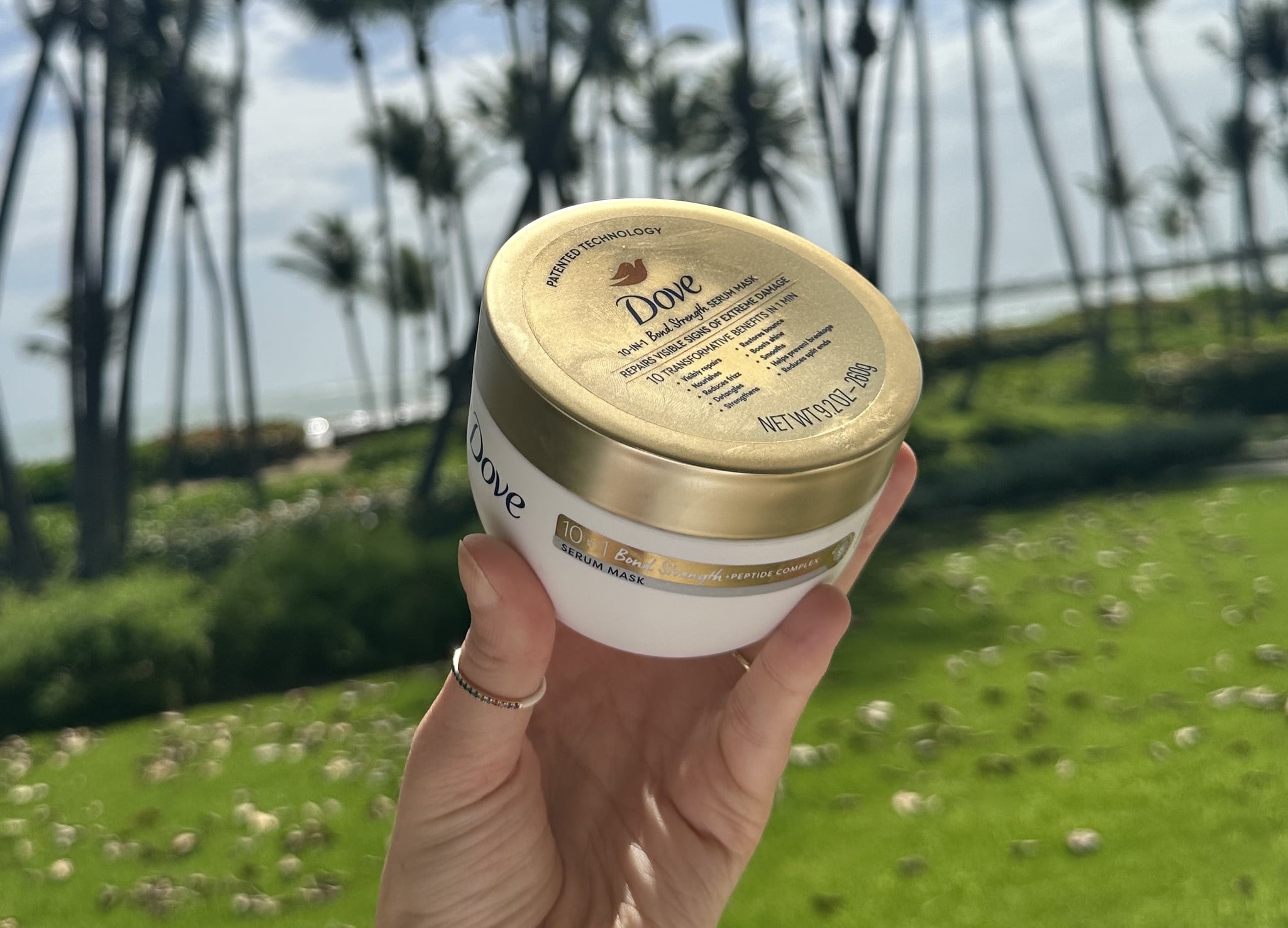 Dove 10-in-1 Bond Strength Serum Mask hair review