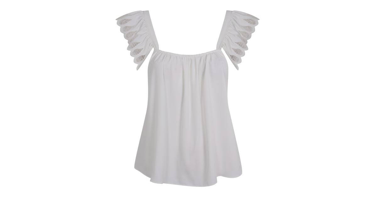 Kendall + Kylie Flutter Square Neck Top | Kendall and Kylie Jenner ...