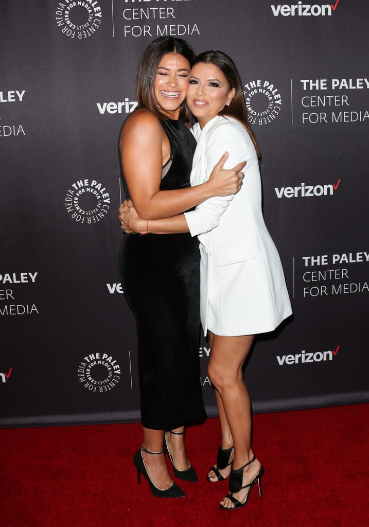 Eva Longoria and Gina Rodriguez's Red Carpet Reunion 2016