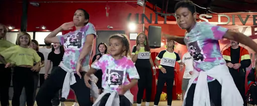 Parents and Kids Dancing to It Takes Two Video