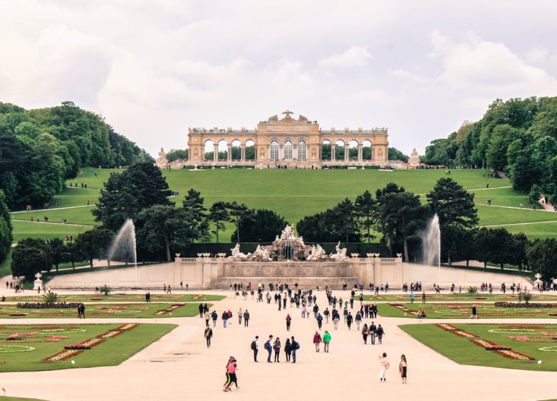 The glorious gloriette at the Schönbrunn Palace.