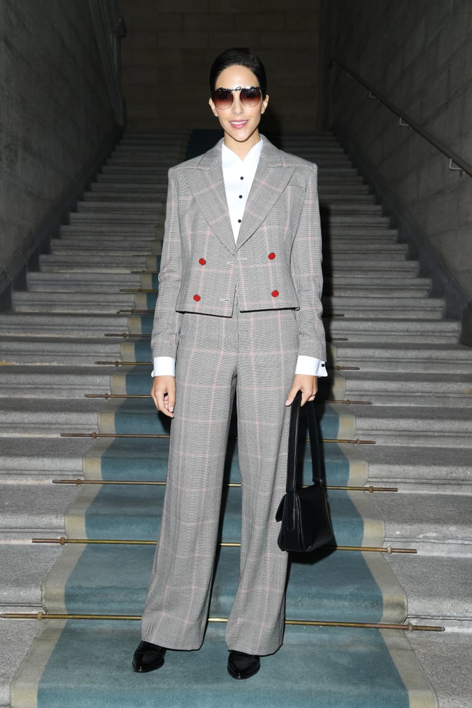 Princess Deena Ali Al-Juhani Abdulaziz at the Giorgio Armani Milan Fashion Week Show