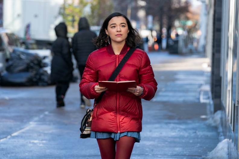 Lily's Red Puffer Coat