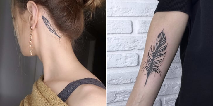 Feather tattoo hires stock photography and images  Alamy