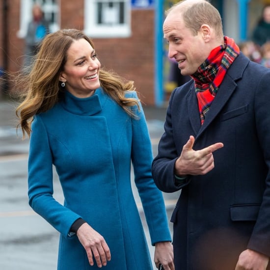 Kate Middleton Rewears Her Blue Catherine Walker Coat
