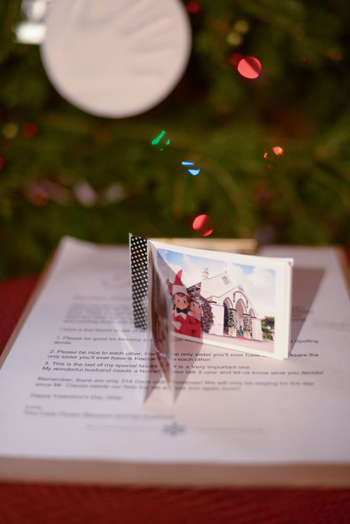Mom Creates Elf on the Shelf Wedding and Honeymoon