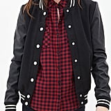 Forever 21 Varsity Jacket | Fall Clothes 2014 For Under $50 | POPSUGAR ...