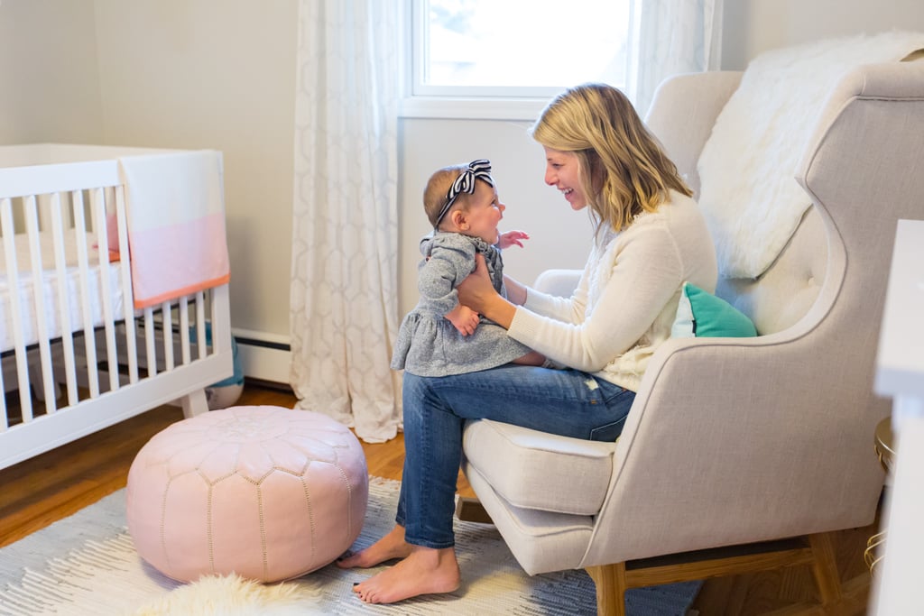 Simple and Bright Nursery For a Baby Girl