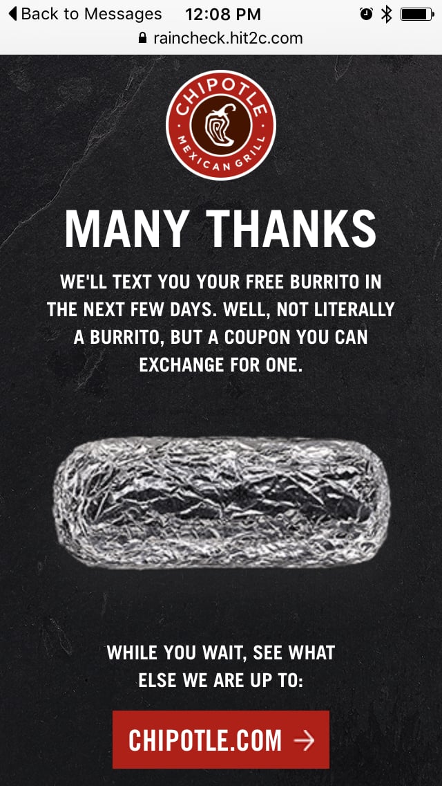 Chipotle Free Burritos 2016 POPSUGAR Food