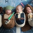 Quadruplets Couldn't Decide Between the Dark or Light Sides in Their Star Wars Newborn Shoot