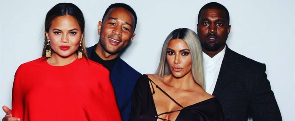 Kim Kardashian and Kanye West at Ellen's Birthday Party 2018