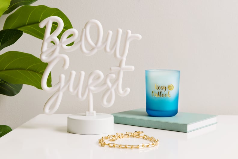 Disney Princess X POPSUGAR Belle Be Our Guest Neon Desktop Lamp