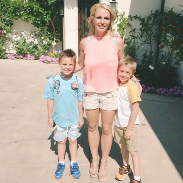 Britney Spears shared a sweet photo with her sons, Jayden and Sean.
Source: Instagram user britneyspears