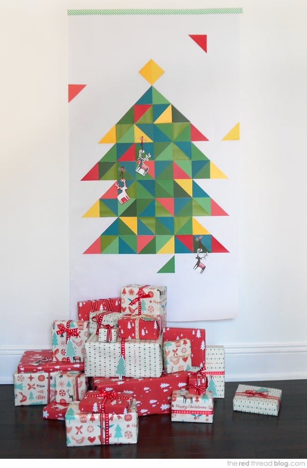 Paint Chip Christmas Tree