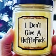 This "I Don't Give a HuffleF*ck" Harry Potter Candle Smells Like Buttery Sugar Cookies
