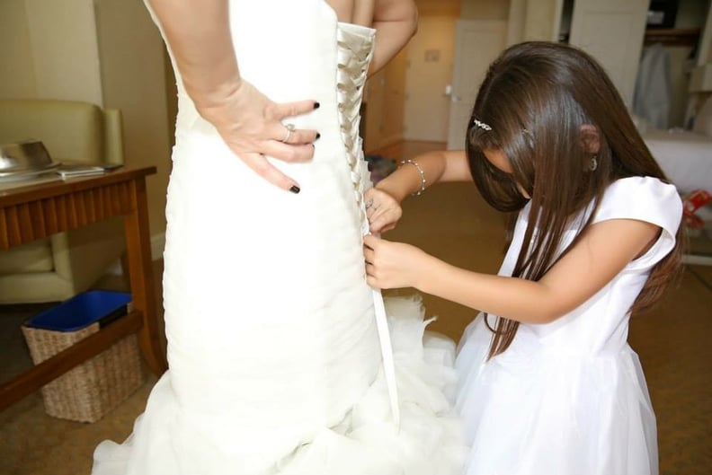 I need a dress for my daughter's wedding shop