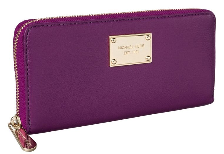 A classic Michael Kors wallet (£125) in 