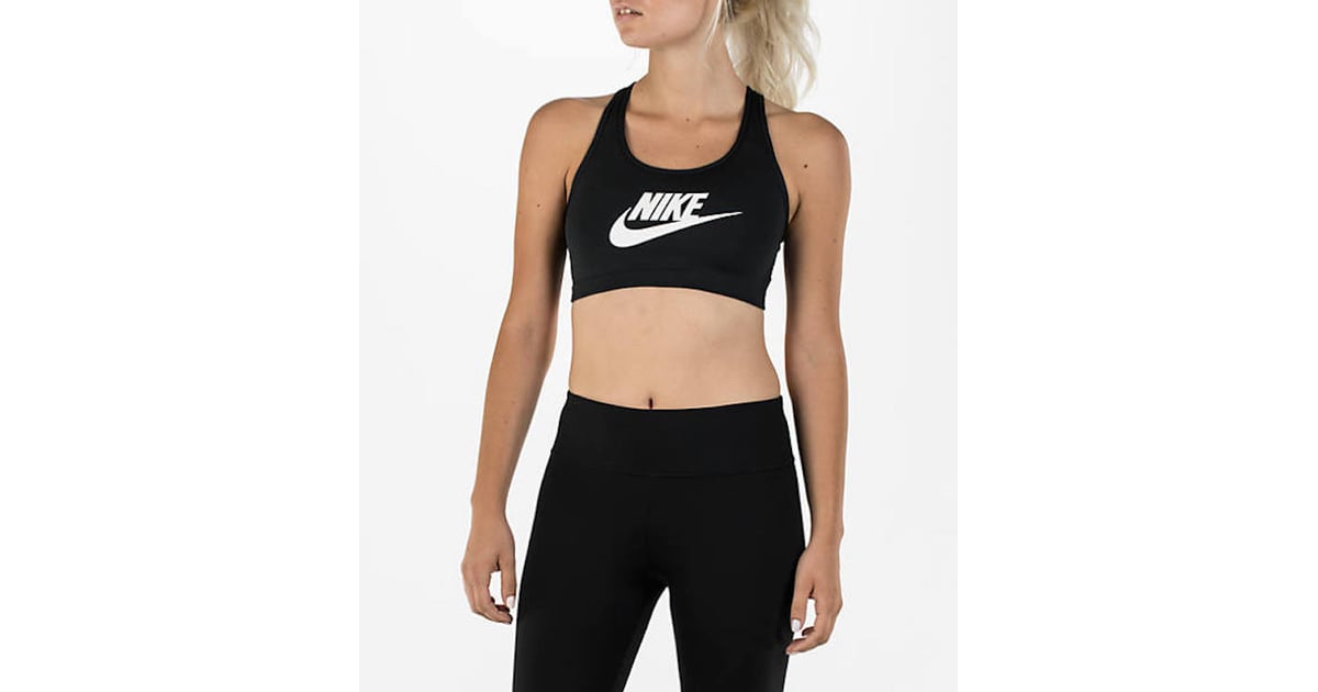 Nike Pro Swoosh Futura Sports Bra, These 13 Cute and Supportive Sports Bras  Look Fancy, but They're All Under $25