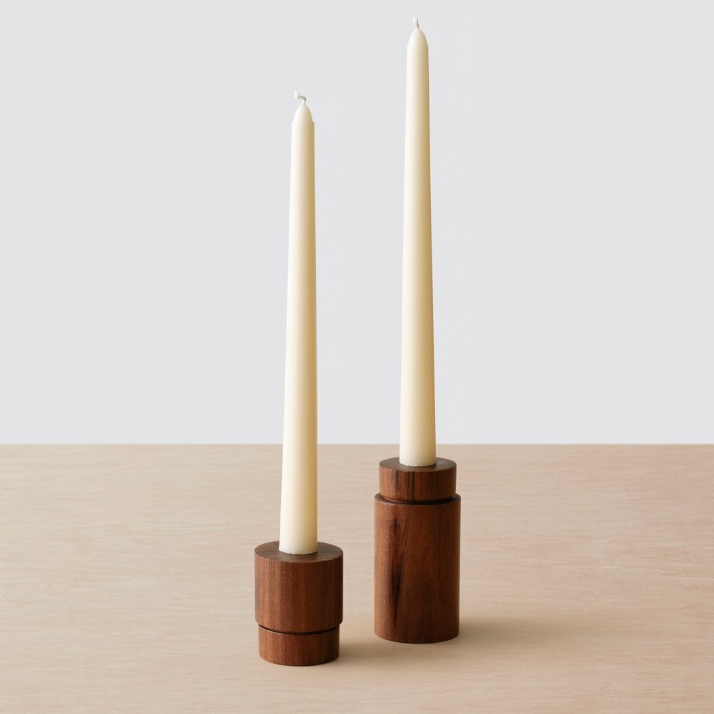 A Table Must: The Citizenry Handcrafted Tikal Wood Candle Holders