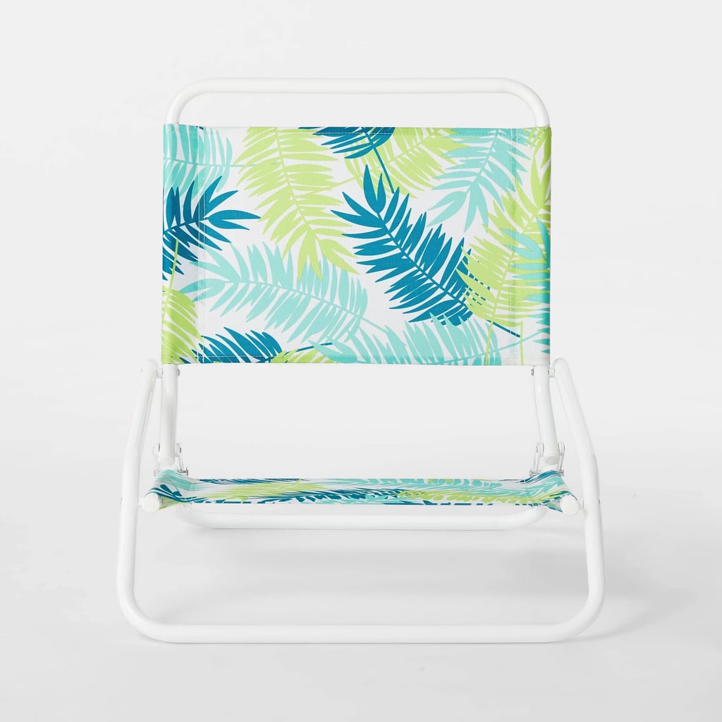 Sand Chair Green Leaves