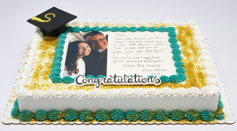 Personalized Graduation Sheet Cake