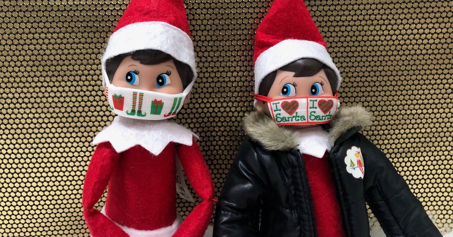 Elf on the Shelf Face Masks