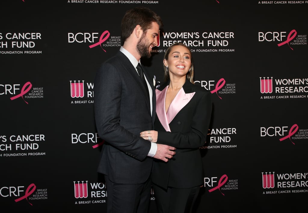 Miley Cyrus Liam Hemsworth at Cancer Research Fund Gala 2019