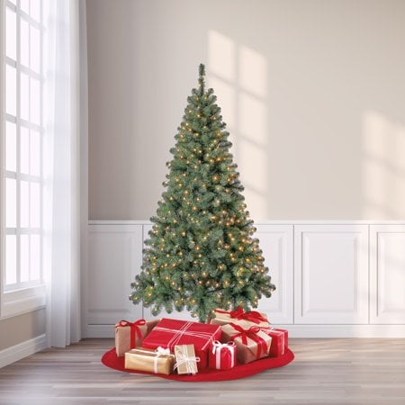 Holiday Time Pre-Lit Madison Pine Artificial Christmas Tree, 6.5'