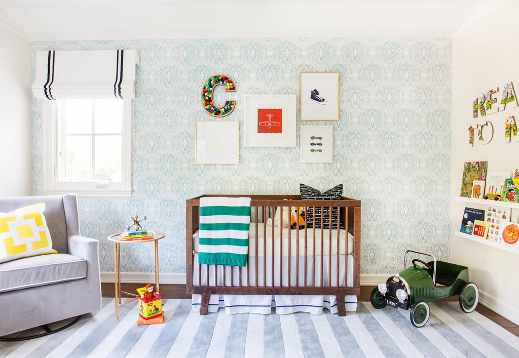 "It was really important to me that the space would be beautiful but also functional. I will be spending a LOT of time in this room!" said Brooke. This gorgeous nursery is certainly a room we wouldn't mind spending time in!